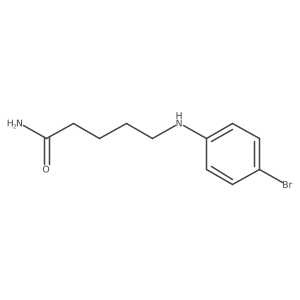 Pentanamide, 5-[(4-bromophenyl)amino]-结构式