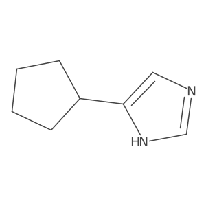 4-Cyclopentyl-1H-imidazole Structure