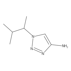 1-(3-Methylbutan-2-yl)-1H-1,2,3-triazol-4-amine Structure