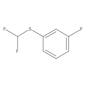 Difluoromethyl 3-fluorophenyl sulphide Structure