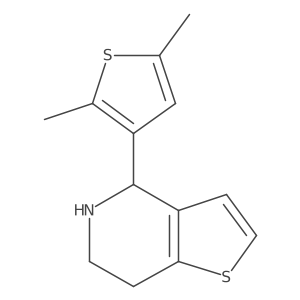4-(2,5-dimethylthiophen-3-yl)-4H,5H,6H,7H-thieno[3,2-c]pyridine结构式