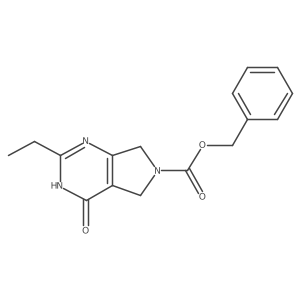 Benzyl 2-ethyl-4-hydroxy-5H-pyrrolo[3,4-d]pyrimidine-6(7H)-carboxylate Structure
