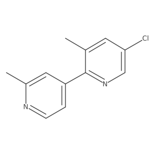 5-Chloro-2',3-dimethyl-2,4'-bipyridine Structure