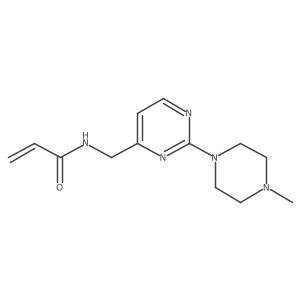 N-{[2-(4-methylpiperazin-1-yl)pyrimidin-4-yl]methyl}prop-2-enamide Structure