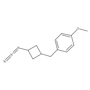 3-Azido-1-(4-methoxybenzyl)azetidine结构式