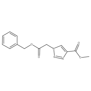 methyl 1-[2-(benzyloxy)-2-oxoethyl]-1H-1,2,3-triazole-4-carboxylate Structure