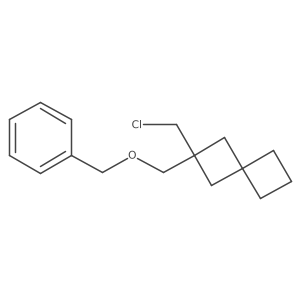 2-[(Benzyloxy)methyl]-2-(chloromethyl)spiro[3.3]heptane Structure