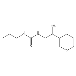 1-[2-Amino-2-(oxan-3-yl)ethyl]-3-propylurea Structure