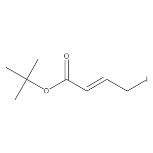 4-Iodocrotonic acid tert-butyl ester Structure