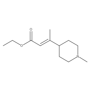 ethyl (2E)-3-(1-methylpiperidin-4-yl)but-2-enoate Structure