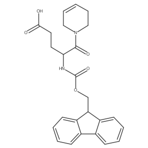 4-({[(9H-fluoren-9-yl)methoxy]carbonyl}amino)-5-oxo-5-(1,2,3,6-tetrahydropyridin-1-yl)pentanoic acid Structure
