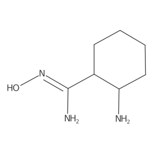 2-amino-N-hydroxycyclohexane-1-carboximidamide Structure