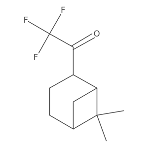 1-{6,6-Dimethylbicyclo[3.1.1]heptan-2-yl}-2,2,2-trifluoroethan-1-one结构式