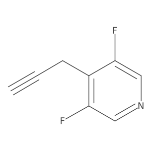 3,5-Difluoro-4-(prop-2-yn-1-yl)pyridine Structure