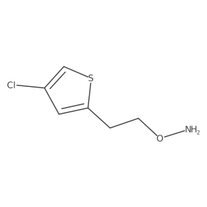 O-[2-(4-chlorothiophen-2-yl)ethyl]hydroxylamine结构式