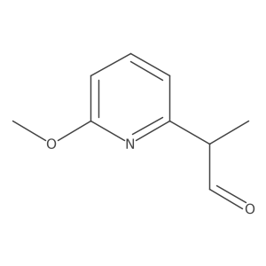 2-(6-Methoxypyridin-2-yl)propanal Structure