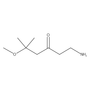 1-Amino-5-methoxy-5-methylhexan-3-one Structure