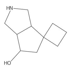 hexahydro-1'H-spiro[cyclobutane-1,4'-cyclopenta[c]pyrrole]-6'-ol Structure