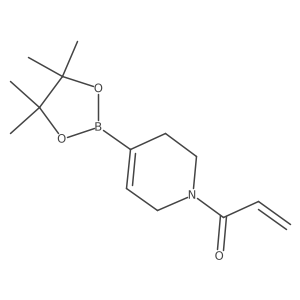 1-[3,6-Dihydro-4-(4,4,5,5-tetramethyl-1,3,2-dioxaborolan-2-yl)-1(2H)-pyridinyl]-2-propen-1-one Structure