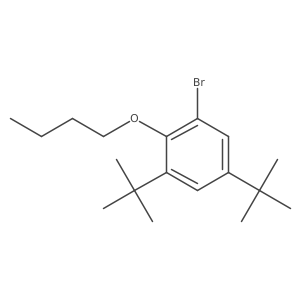 1-Bromo-2-butoxy-3,5-di-tert-butylbenzene Structure