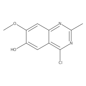 4-Chloro-7-methoxy-2-methylquinazolin-6-ol结构式