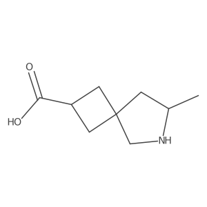 7-Methyl-6-azaspiro[3.4]octane-2-carboxylic acid Structure