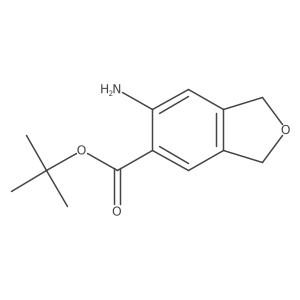 Tert-butyl 6-amino-1,3-dihydro-2-benzofuran-5-carboxylate Structure