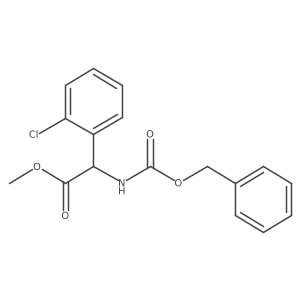 Methyl 2-{[(benzyloxy)carbonyl]amino}-2-(2-chlorophenyl)acetate结构式