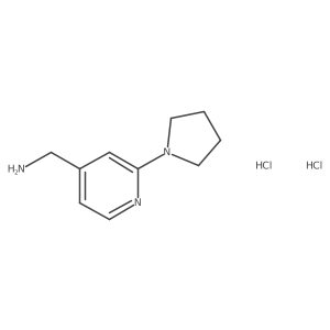 (2-(Pyrrolidin-1-yl)pyridin-4-yl)methanamine dihydrochloride Structure
