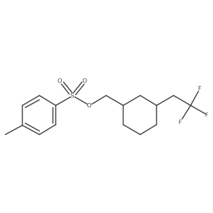 [3-(2,2,2-Trifluoroethyl)cyclohexyl]methyl 4-methylbenzene-1-sulfonate Structure