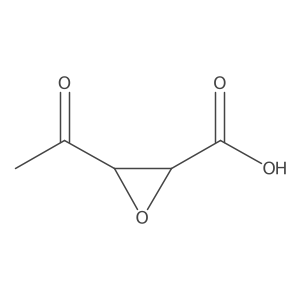 3-Acetyloxirane-2-carboxylic acid结构式