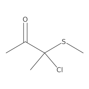 2-Butanone, 3-chloro-3-(methylthio)-结构式