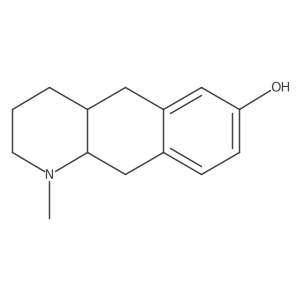 (4aR,10aR)-1-Methyl-1,2,3,4,4a,5,10,10a-octahydrobenzo[g]quinolin-7-ol结构式