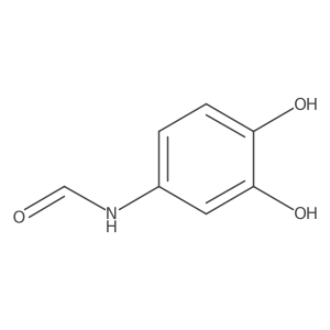 N-(3,4-Dihydroxyphenyl)formamide Structure
