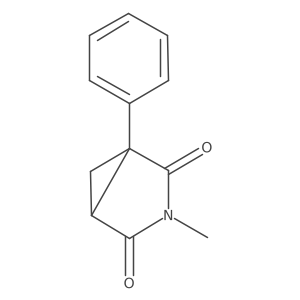 3-Methyl-1-phenyl-3-aza-bicyclo[3.1.0]hexane-2,4-dione结构式