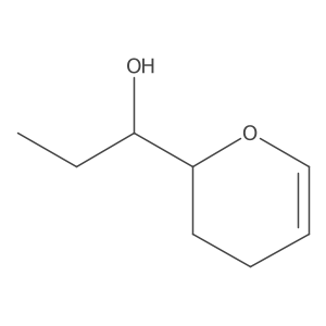 1-(3,4-dihydro-2H-pyran-2-yl)-propan-1-ol结构式