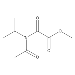 Methyl [acetyl(isopropyl)amino](oxo)acetate Structure