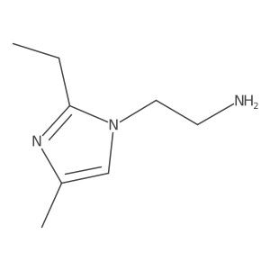 2-(2-Ethyl-4-methylimidazol-1-yl)ethylamine Structure