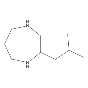 Hexahydro-2-(2-methylpropyl)-1H-1,4-diazepine Structure