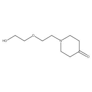1-[2-(2-Hydroxyethoxy)ethyl]piperidin-4-one Structure