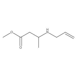 Methyl 3-[(prop-2-en-1-yl)amino]butanoate Structure