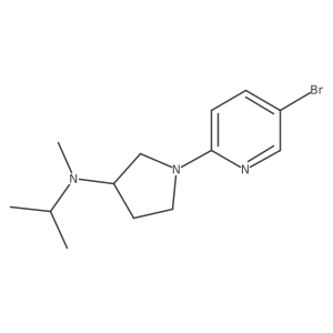 1-(5-bromopyridin-2-yl)-N-isopropyl-N-methylpyrrolidin-3-amine Structure