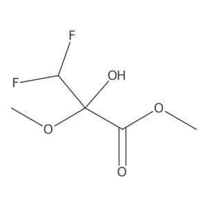 Methyl 3,3-difluoro-2-hydroxy-2-methoxypropanoate Structure