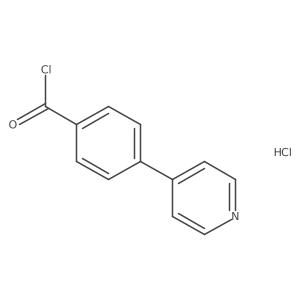 4-(Pyridin-4-yl)benzoyl chloride hydrochloride结构式