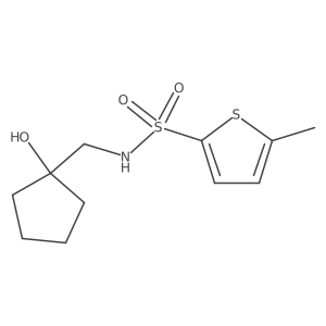 N-[(1-hydroxycyclopentyl)methyl]-5-methylthiophene-2-sulfonamide Structure