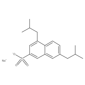 Sodium 4,7-bis(2-methylpropyl)naphthalene-2-sulfonate结构式