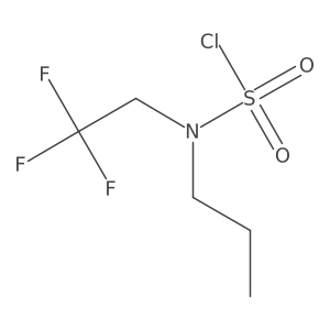 N-propyl-N-(2,2,2-trifluoroethyl)sulfamoyl chloride Structure