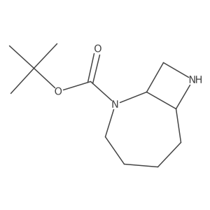 2,8-Diazabicyclo[5.2.0]nonane-2-carboxylic acid, 1,1-dimethylethyl ester, (1R,7R)-rel-结构式