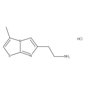 2-{3-Methylimidazo[2,1-b][1,3]thiazol-6-yl}ethan-1-amine hydrochloride结构式
