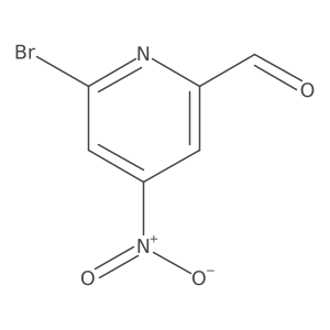 6-Bromo-4-nitropicolinaldehyde Structure